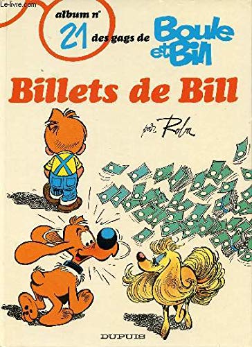 BOULE ET BILL N°21 BILLETS DE BILL